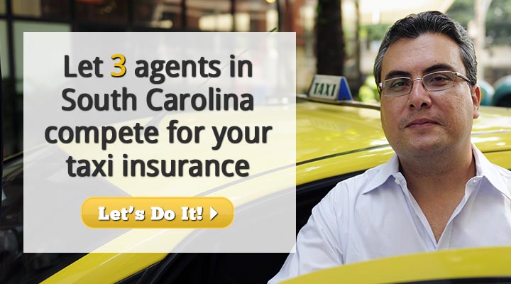 Taxi Insurance in South Carolina – Get 3 Taxi Cab Insurance Quotes